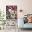 Seaside House Paint By Numbers Kit DIY Frameless Acrylic Picture On Canvas
