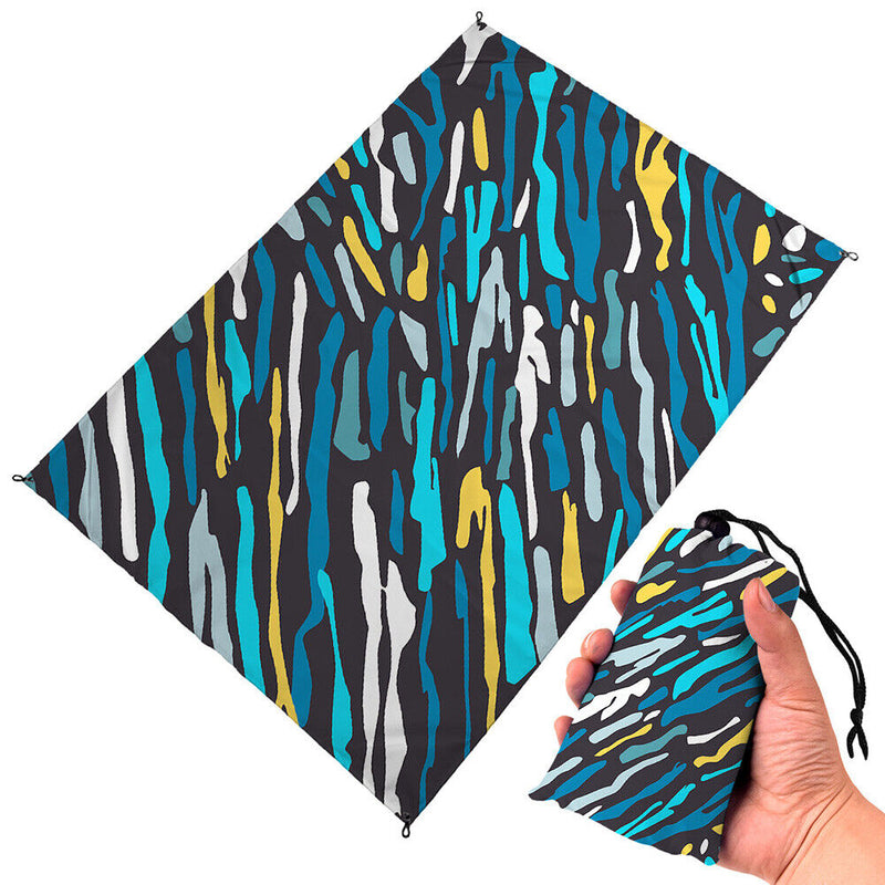 #A Multifunctional Folding Beach Blanket Practical Outdoor Camping Mat Supplies