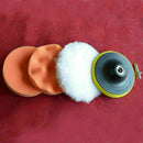 6pcs 3" 75mm polishing buffer pad set+drill adapter polish G4C4 Q2V9 E7H6 E3E5