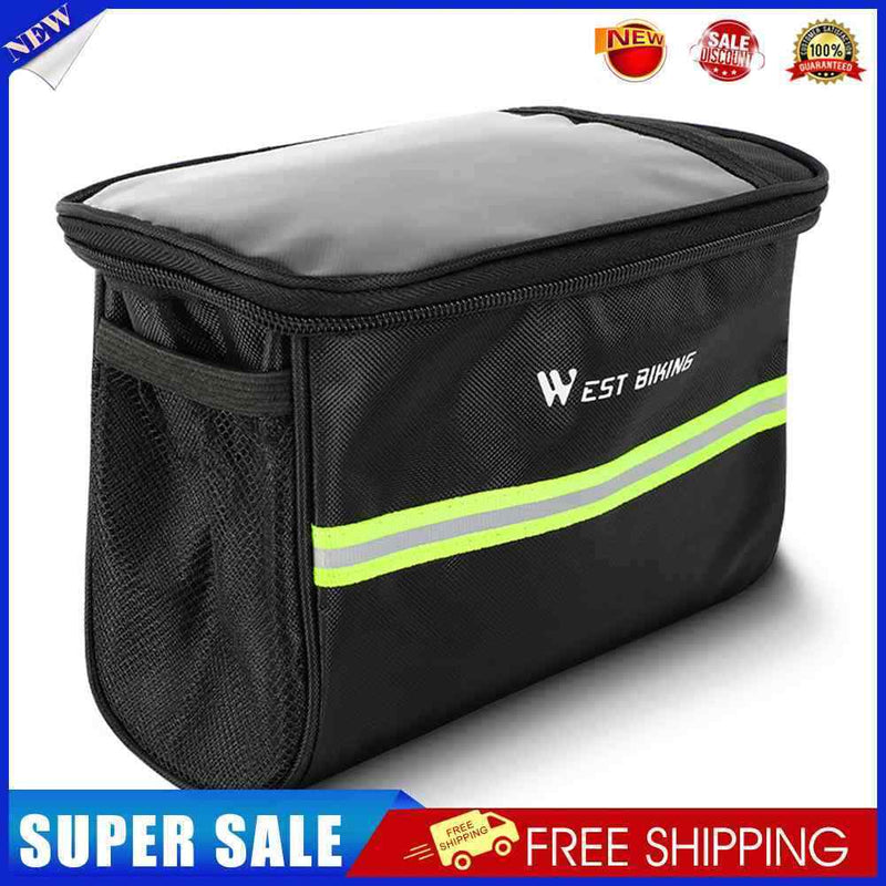 WEST BIKING MTB Bike Front Frame Bags Waterproof Bicycle Handlebar Bags
