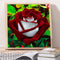 Handmade DIY Full Round Drill Diamond Painting 5D Valentine Rose Poster Kit