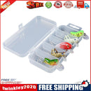 5x Topwater Minnow Bionic Fishing Lures Plastic Crankbait Wobbler Hard Bait