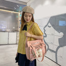Fashion Handbags Japanese Shoulder Bag Clear Messenger Crossbody Pouch for Girls