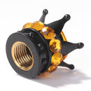 4pcs Universal Tyre Rim Stem Air Cover Car Rhinestone Crown Wheel Tire Valve Cap