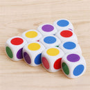For TRPG DND Iidescent Glitter 16mm Game Accessory Dices Dice Set Six Sided