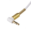 3.5mm jack aux cable 3.5mm male to male recording line audio cable for car