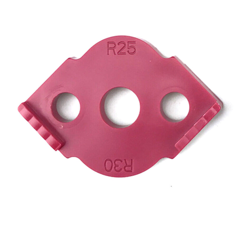 #A 4pcs/Set Trimming Radius R Plate Jig R5 R10 R15 R20 R25 R30 R35 R40 Locator