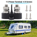Bus Bar Terminal Blocks Heavy Duty M8 Power Distribution Stud for RV Boat Parts