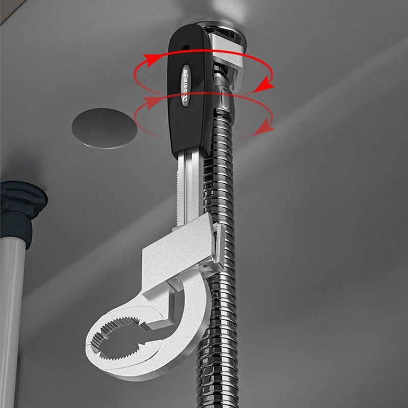Water Pipe Plumbing Repair Tools Ratchet Wrench Adjustable Spanner Pipe Wrench