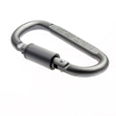 D-Shaped Aluminum Screw Lock Hook Clip Keyring Outdoor Camping Sport Newly