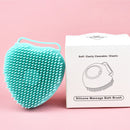 Bathroom Pet Dog Bath Massage Brush Puppy Cleaning Brushes Comb (Blue) Newly