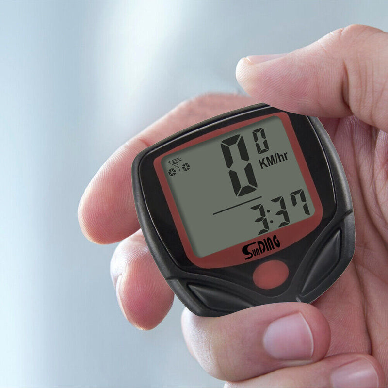 SUNDING 548B Waterproof MTB Bike Speedometer Cycling Digital LCD Odometer Newly