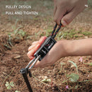 Tent Pulley Rope Buckle Fastener Windproof Adjustable Camping Buckles (L) Newly