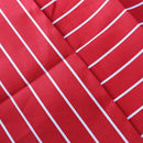 Plain Stripe Kitchen Apron with Front Pocket Chefs Cooking Baking (Red)
