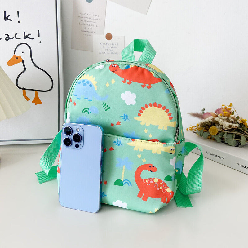 #A Cute Dinosaur Kid Backpack Kindergarten Children Boy Girl Nylon Casual Scho