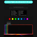 RGB LED Luminous Gaming Mousepad for PC Computer Desk Play Mat (800x300x4)