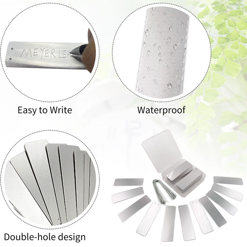 Garden Plants Rectangular Labels-Easy Write with Ballpoint