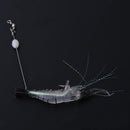 6G 3PCS Luminous Soft Lures Artificial Shrimp Hooks Fishing Baits