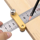 Block Ruler Locator Angle Scriber Line Marking Gauge Carpentry Scriber