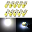 10pcs DC 12V T10 COB 6SMD LED Car Light Bulbs 360° Beaming Width Lamps Newly