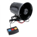 Van Truck Emergency Sound Amplifier 12V 30W 3 Sounds Speaker for Motorcycles