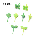 Tableware Dinnerware Reusable Bud Four Leaf Clover Fruit Fork Cake Scraper