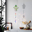 Diamond Drill Rainbow Collection Hang Crystal Prisms Wind Chime (Snowman) Newly