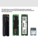 M.2 to USB Adapter M Key NGFF M2 PCIe SATA to USB 3.1 SSD Gen Type Card A 2 T7A7