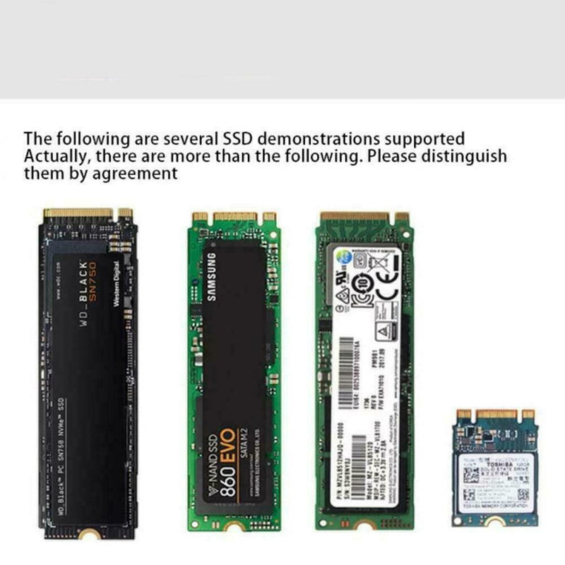 M.2 to USB Adapter M Key NGFF M2 PCIe SATA to USB 3.1 SSD Gen Type Card A 2 T7A7