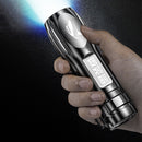 Beads Torch Outdoor USB Rechargeable Flashlight Searchlight Portable Mini LED