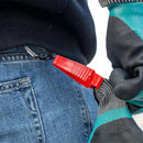 3pcs Glove Grabber Clamp Catcher Safety Working Clip Holder Hanger (Red)