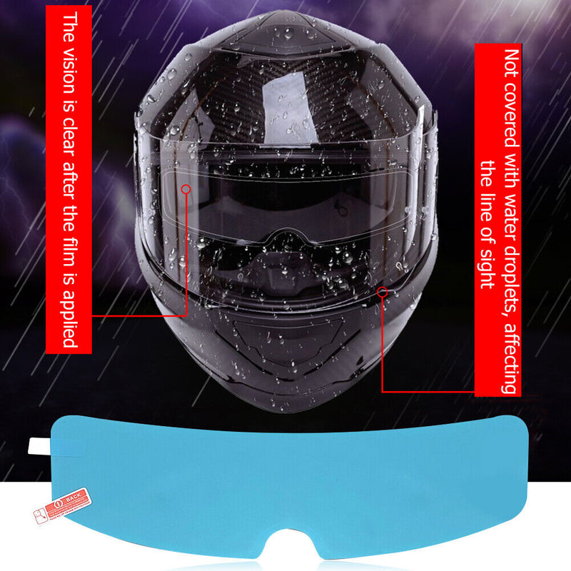 Waterproof motorcycle helmet visor shield film kit - coating rain protection fo