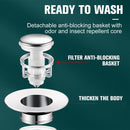 Blockade Up Sink Stopper Bathroom Drain Filter Strainer Plug ?Universal.