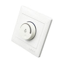 Adjustable White 86*86mm Dimmer Switch Brightness Controller Lamp Light Switch