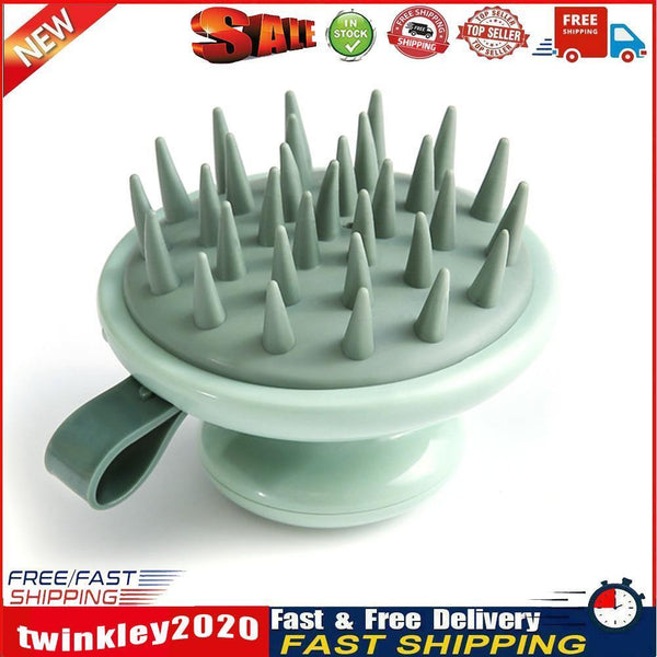 Handheld Scalp Massage Brush Portable Shampoo Brush Hair Care Comb (Green) Newly