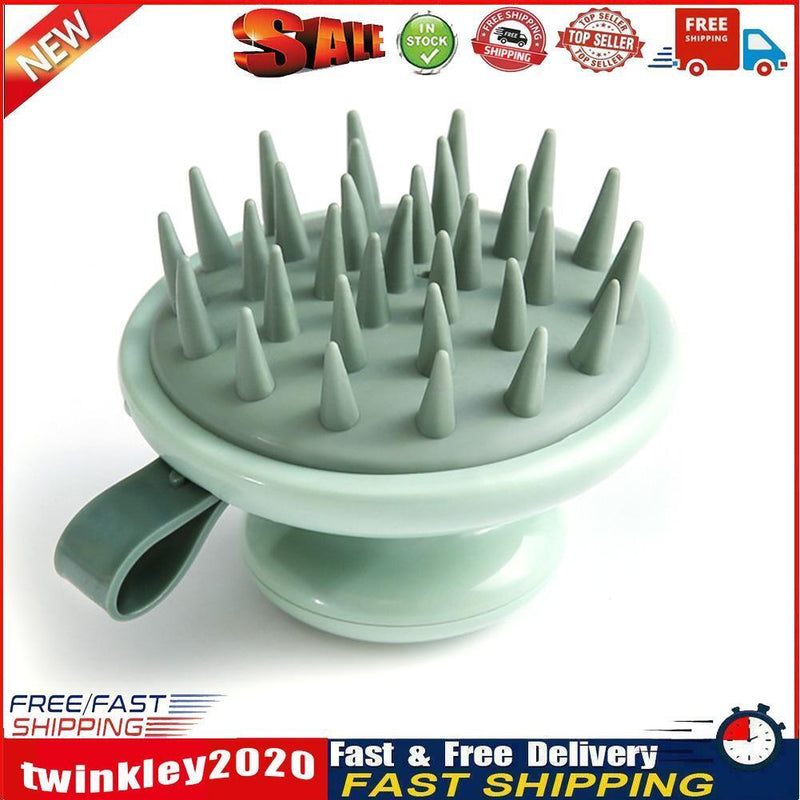 Handheld Scalp Massage Brush Portable Shampoo Brush Hair Care Comb (Green) Newly