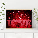 Full Round Drill Craft 5D DIY Romantic Love Diamond Painting Poster Wall Decor