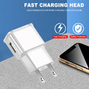 USB Chargers 1A Wall Fast Charging Mobile Phone EU US Plug Chargers Adapter