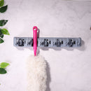 Multi-Purpose Hooks Wall Mounted Mop Organizer Holder Rack Broom Hanger Hooks