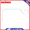 Iron Wall Hanging Basket Flower Pot Planter Lantern Hanger Hook (White)