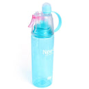 400ml 600ml Portable Leak-proof Spray Water Bottle Plastic Outdoor Sports Ket
