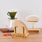 Wooden V60 Filter Paper Rack Hand Drip Coffee Cake Filter Paper Holder (D)