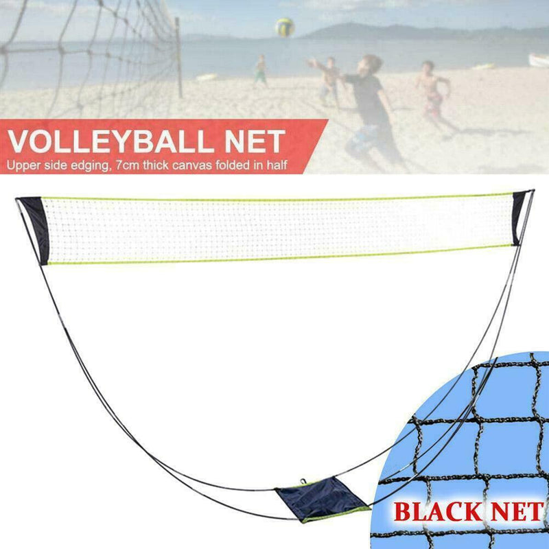 Portable Outdoor Foldable Badminton Tennis Volleyball Sport Net Beach Stand F1E0