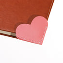 Cute Accessories Book Marker Leather Reading Heart Bookmark 8 Pieces Leather