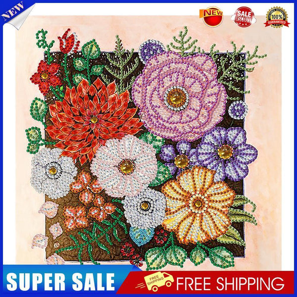 Diamond Painting 5D DIY Flower Partial Special Drill Rhinestone Kit (HB208)