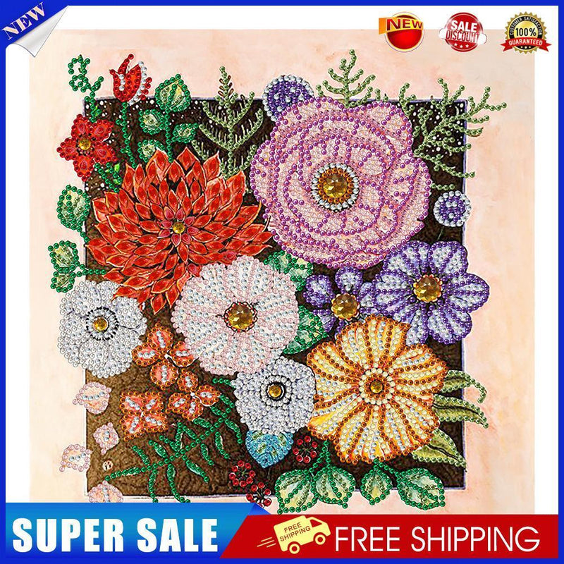 Diamond Painting 5D DIY Flower Partial Special Drill Rhinestone Kit (HB208)