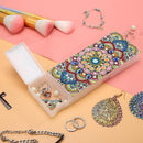 DIY Mandala Special Shaped Diamond Painting 2 Grids Students Pencil Storage