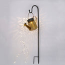 LED Shower Solar Light String Waterproof Yard Art Light (With Support B) Newly
