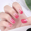 French Full Stickers Frangipani Daisy Nail Polish Stickers DIY Nail Decorations