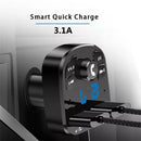 Adapter MP3 Player Dual USB Car Charger Wireless Bluetooth FM Transmitter